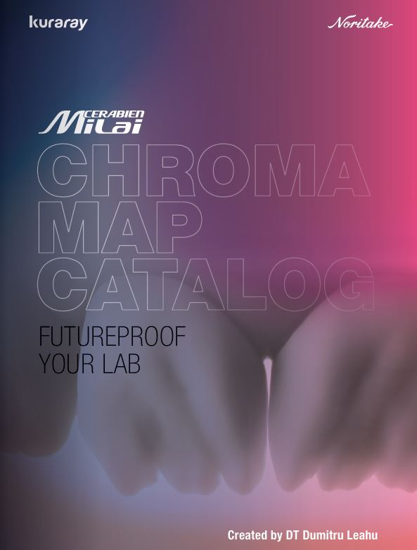 CERABIEN MiLai Chroma Map Catalog — developed by DT Dumitru Leahu in collaboration with Kuraray Noritake